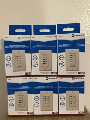 Intermatic Ei200w Auto Shut Off Countdown Timer White 120 Volt 1/4 Hp Pack Of 6 - Image 1 of 4