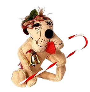 Annalee Waldo’s First Christmas Hundepuppe 10 Zoll 1999 mit Etikett - Bild 1 von 2