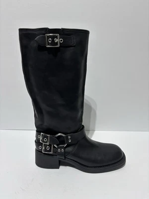Botas altas femininas Madden Girl Celestte pretas, tamanho 7,5 M - Imagem 1 de 4