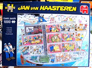 1000 Teile Puzzle v. Jumbo " Kreuzfahrt " - Jan v. Haasteren - Bild 1 von 4