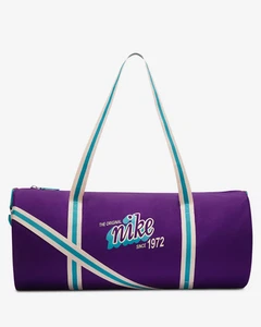 NUEVO Bolso de Lona Nike Heritage (30L) Disco Púrpura Teal Nebula FB2844 507 NUEVO CON ETIQUETAS - Imagen 1 de 8