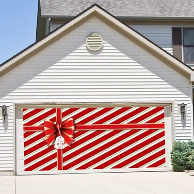 Christmas Holiday Garage Door Banner Decorations 6 x 13ft Large Christmas Wal... - Image 1 of 4
