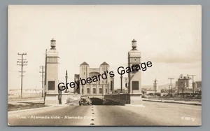 RPPC Röhrentunnel ALAMEDA CA Kalifornien Vintage Echt Foto Postkarte - Bild 1 von 2