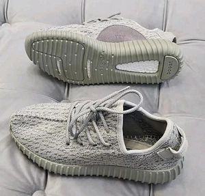 Adidas Yeezy Boost 350 Moonrock Gray Athletic Lace Up Sneakers Mens Shoes 7.5 - Picture 1 of 22