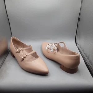 Clarks Natalyn Lane Flat Women's 9M Beige Leather A116 - Picture 1 of 13