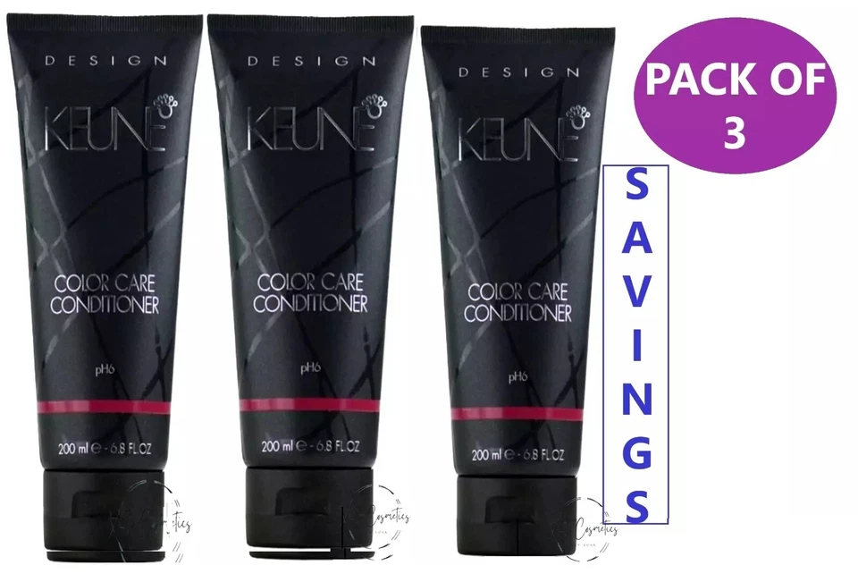Keune Design 彩色护理护发素 6.8 盎司(3 件装) — 第 1/1 张图片