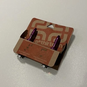 e*thirteen Tubeless Ventile Presta 16-24mm Rand Quickfill Plasma Paar Aubergine - Bild 1 von 6