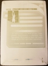 ZYDRUNAS ILGAUSKAS 2004-05 Topps Total Cyan PRINTING PLATE Back SP #1/1 Cavs #55