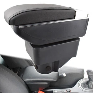 Armrest Parts For Ford Fiesta 2011~2019 Console Storage Box Arm Rest Cup Holder. - Foto 1 di 11