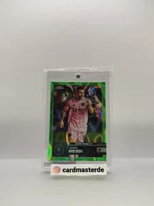 Topps Cromo / MLS Lionel Messi #58 / True Neon Green Refraktor 90/99 Inter Miami - Imagen 1 de 2
