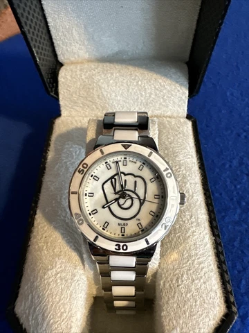 NEW MLB Licensed GAME TIME Milwaukee BREWERS Women's Pearl Watch Cover