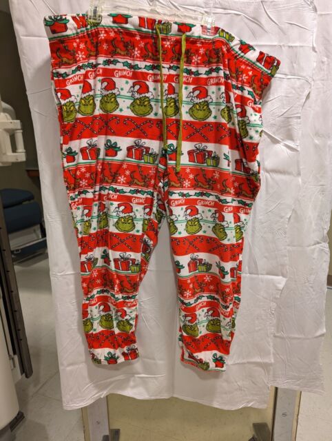 The Grinch Pajama Pants Women Plus Size 1X 2X Dr Seuss Fleece