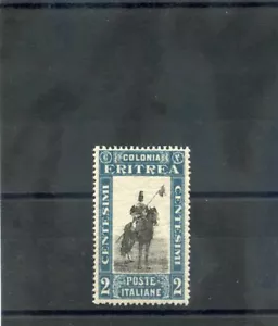 ERITREA Sc 119 (MI 113)**EN MUY BUEN ESTADO NH 1930 2c GRIS VERDOSO NEGRO $15 - Imagen 1 de 1