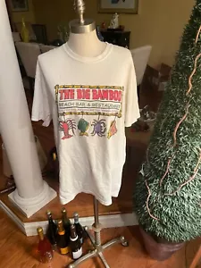 Camiseta gris para hombre The Big Woody Surfside Lounge Bar Beach Sandy Balls talla L - Imagen 1 de 7