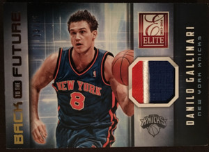 2013-14 Elite Back to the Future Materials Prime #10 Danilo Gallinari Jersey /25