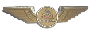 Delta Airlines Vintage Junior Flügel Pin, 23/4 Zoll lang - Made in New York - Bild 1 von 1