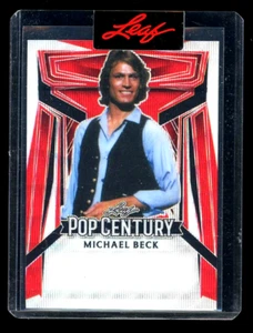 Leaf Pop Century Unsigned Proof 1/1 Michael Beck Orange - Picture 1 of 2