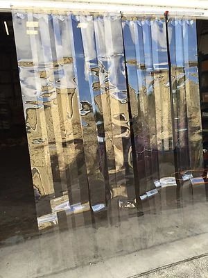 Vinyl Strip Door Air Curtain Flex Shield – Cooler/Freezer 65006V, 15 Strips - Image 1 of 4