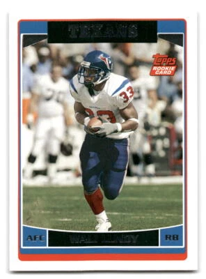 Wali Lundy 2006 Topps FOOTBALL #343 Houston Texans Rookie RC - Image 1 of 2