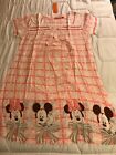 Vation Girls Pink Mickey Mouse Soft Bamboo Nightgown Sleep Dress Size M