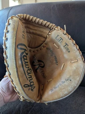 Guante Rawlings Catchers RCM 45 Lite Puntera Profunda Bien Nylon Cosido DERECHO Foto 1 de 4