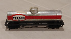 HO Scale Model Trains Tyco Texaco Single Dome Tanker Tank Car, some issues