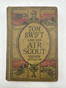 Tom Swift and His Air Scout by Victor Appleton 1919 Hardcover - Foto 1 di 8