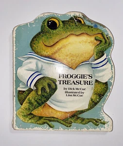 Froggie’s Treasure by Dick and Lisa McCue VTG Board Book - Picture 1 of 12