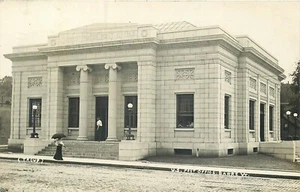 BARRE VERMONT U.S. POST OFFICE 1912 REAL PHOTO POSTCARD - Imagen 1 de 2