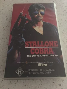 COBRA - SYLVESTER STALLONE - VHS VIDEO - Picture 1 of 1