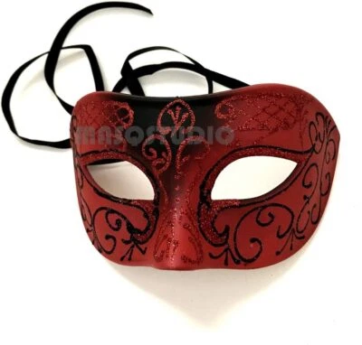 Mens Masquerade Ball Mask Cosplay Mardi Gras Prom Dance Birthday Bachelor Party - Image 1 of 4