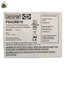 Functional Devices PSH2RB10 Interface Board in Metal Enclosure - Picture 1 of 4