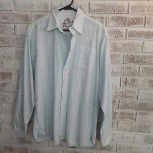 Vintage Wrangler M button up blue/white stripe,Spring/Summer,Beachy,Gardening,Ca - Picture 1 of 9
