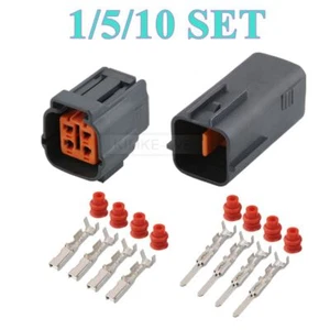 4 Pin/Way Sumitomo DL Sealed Series Automotive Male Female Connector Plug Kit - Picture 1 of 4