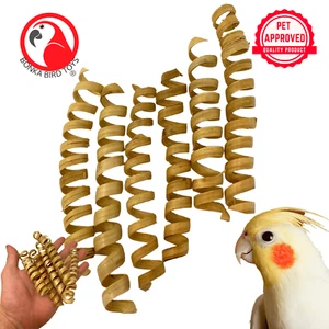 2505 pk6 5 pulgadas palos de bambú garra juguetes piezas naturales de juguete para pájaros - Imagen 1 de 7
