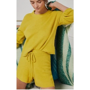 Conjunto de suéter corto Saturday Sunday Anthropologie Lounge para mujer talla S - Imagen 1 de 8