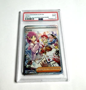 Lacey #172 Special Illustration Rare Pokemon TCG Stellar Crown 2024 PSA 9 MINT - Picture 1 of 2