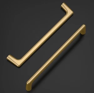 Confezione da 10 tiranti per armadi Amerdeco Champagne bronzo foro centrale 6,3 pollici (160 mm) - Foto 1 di 4