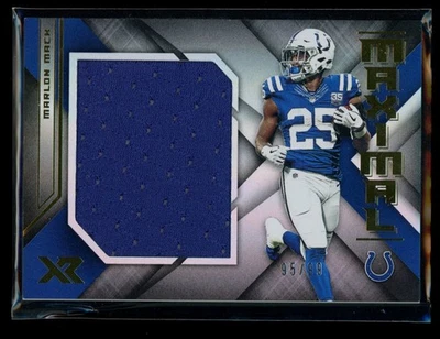 Marlon Mack 2019 Panini XR #MM-1 Maximal Materials /99 Indianapolis Colts - Image 1 of 2