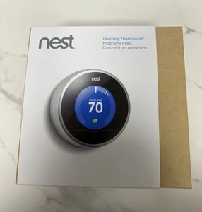 Nest 2nd Generation Learning Smart Thermostat - Picture 1 of 3