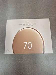 Google Nest Learning Termostato 4ta Generación Nest Sensor de Temperatura Dorado Pulido - Imagen 1 de 2