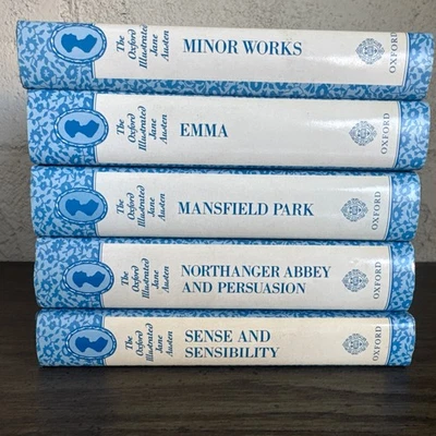 Oxford Illustrated JANE AUSTEN 5 Vol Set Oxford U Press 3rd Edition - Image 1 of 4