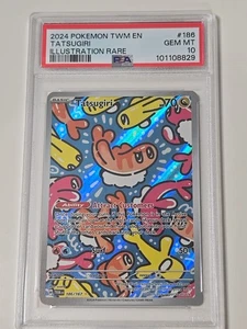 Tarjeta Tatsugiri PSA 10 Sv06: Twilight Masquerade 186/167 - 2024 Inglés - Imagen 1 de 10