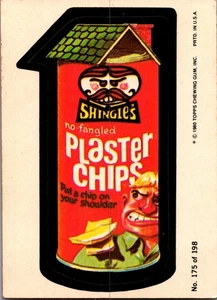 1980 Topps Wacky Packages Series 3 #175 Shingles Plaster Chips - Picture 1 of 2