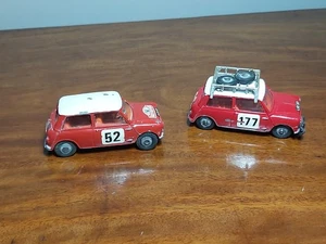Corgi 339 BMC Mini Cooper S - Vintage Original Modell 60er Jahre 2 Stück. Code 3  - Bild 1 von 9