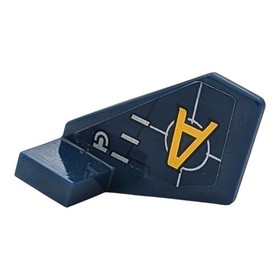 LEGO Dark Blue Spoiler 44661PB012L Agents Vehicle Set 8631