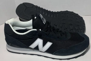 New Balance 515 Black White Running Casual Sneakers ML515BLK Mens Size 9.5 New - Picture 1 of 15