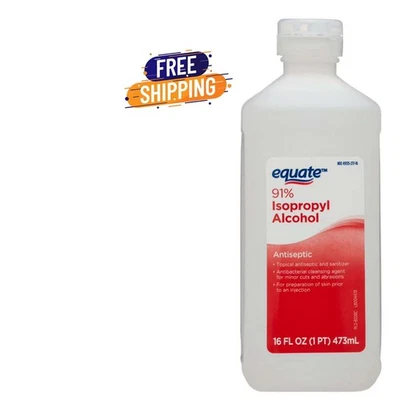 Antiséptico líquido con alcohol isopropílico Equate 91 %, 16 fl oz - [1 botella] envío gratuito Foto 1 de 4