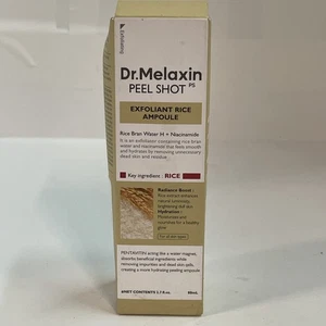 AMPOLLA DE ARROZ EXFOLIANTE PEEL SHOT-BRILLOW DR.MELAXIN (ARROZ BLANCO) Exp2027 - Imagen 1 de 4