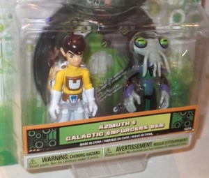 ✰ ULTIMATE Ben 10 ✰ Galactic Enforcer Azmuth paquete de 2 DVD FIGURA NUEVA - Imagen 1 de 2